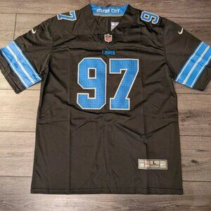 Youth Detroit Lions Aidan Hutchinson Jersey Black